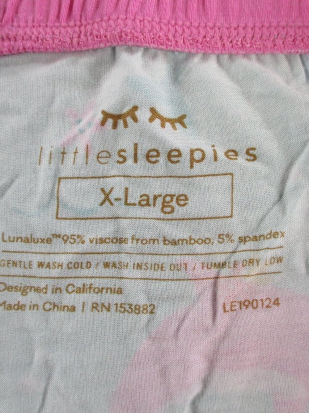 Little Sleepies Pajama Shorts Womens XL Pink Blue Dolphin Dance Loungewear PJs - Picture 6 of 7